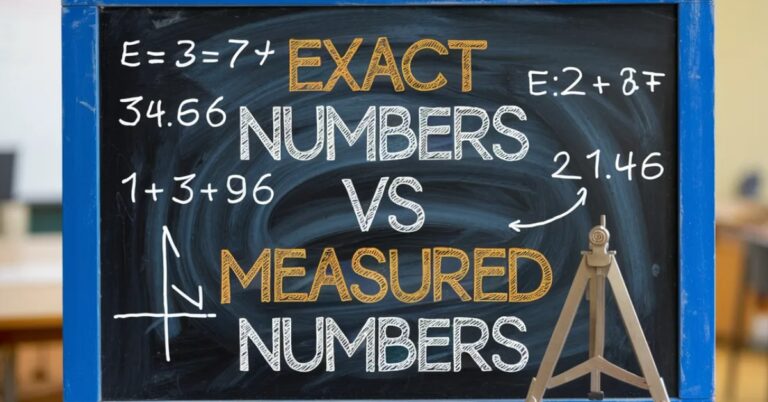 Exact Numbers vs Measured Numbers 2 Exact Numbers vs Measured Numbers